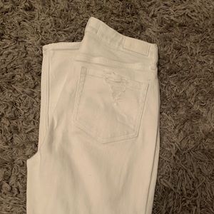 White mom jeans from Hollister new